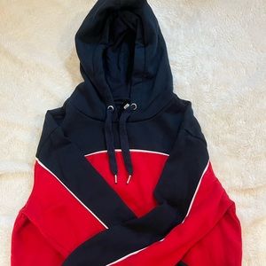 Red white and blue hoodie
